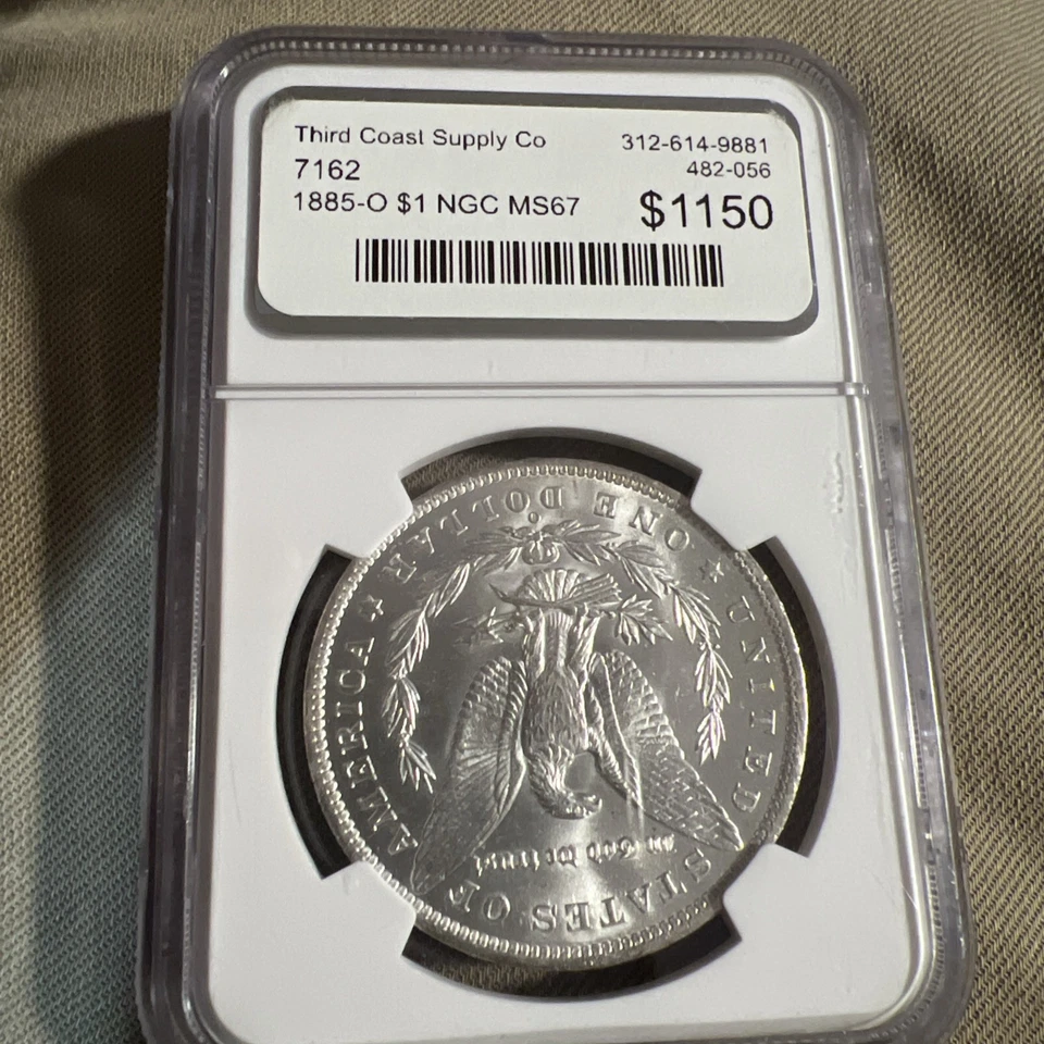 1885 O Morgan Silver Dollar NGC MS-67 - Image 4 of 4