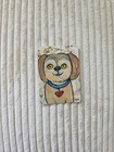 ORIGINAL ACEO Folk Art Painting Cute Dog Canine Heart Collar Portrait Fluffy — photo 2