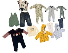 Lot Of Baby Boy Clothing Size Newborn to 12 Months