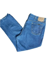 Vintage Sears Genuine Roebucks Blue Jeans 44X30 Made In USA Workwear