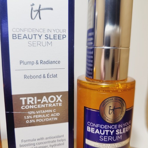 2x it Cosmetics CONFIDENCE IN YOUR BEAUTY SLEEP Anti-Aging Night Serum FULL SIZE - Picture 7 of 9