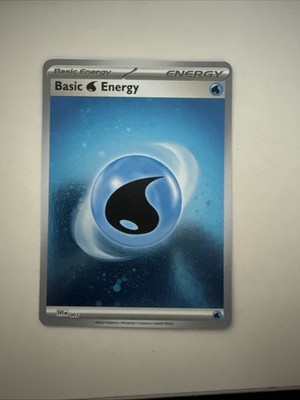 Pokemon Basic Water Energy 3/8 Scarlet & Violet Energies Common Cosmos Holo (2)