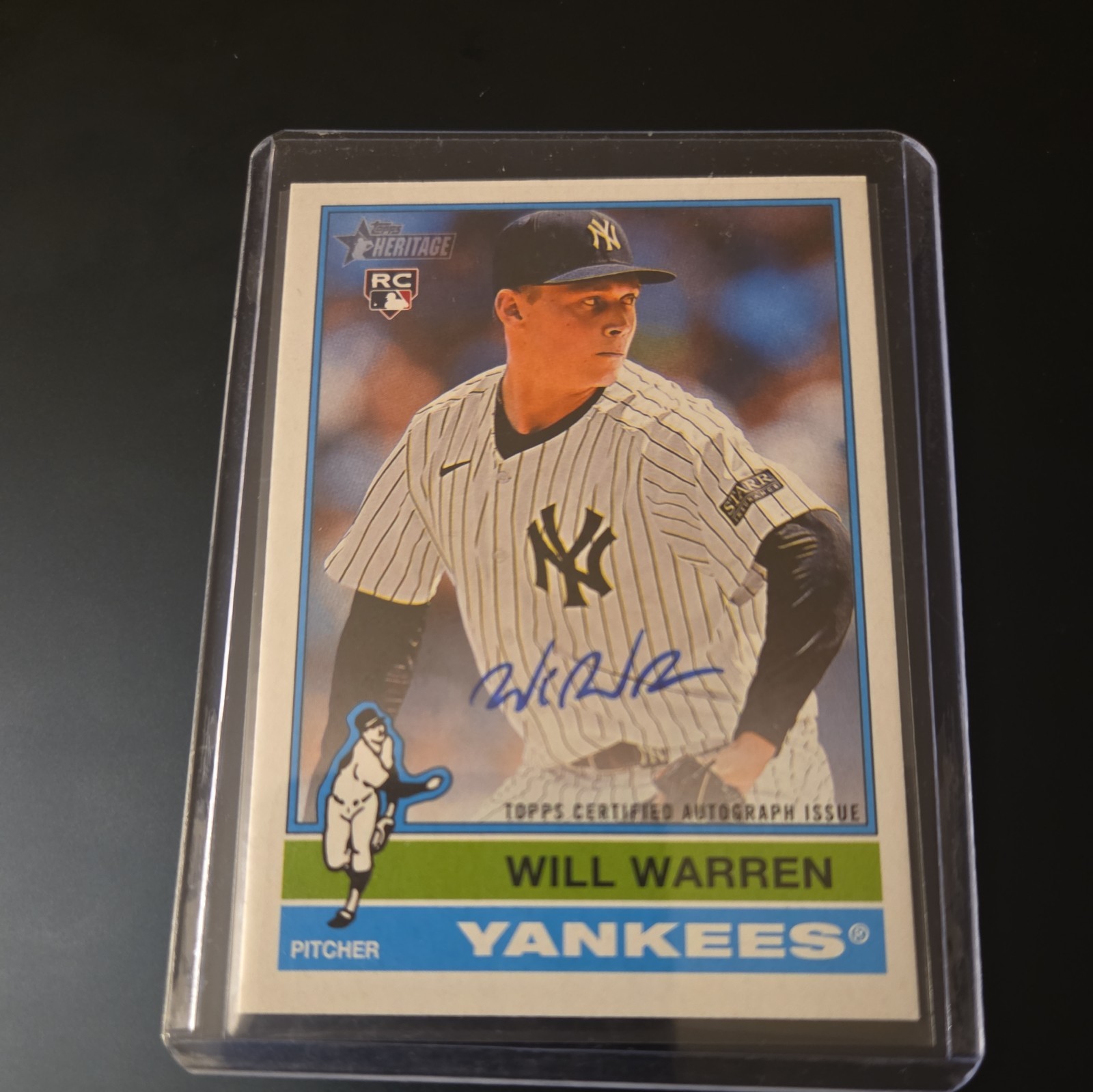 🔥2025 Topps Heritage Will Warren Real One Auto (RC) #ROA-WW Yankees