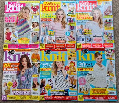 Let s Knit Magazine Bundle   Knitting Patterns, Toys, Clothes & Home Makes