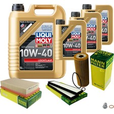 MANN Inspektionspaket 8 L LIQUI MOLY Leichtlauf 10W-40 f&uuml;r Mercedes E-Klasse