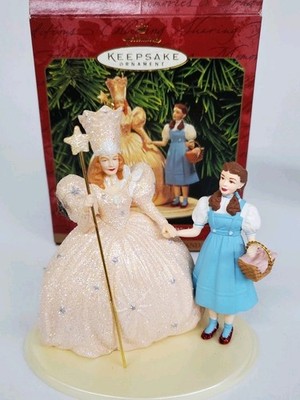 Wizard Of Oz Dorothy And Glinda The Good Witch Hallmark Ornament 
