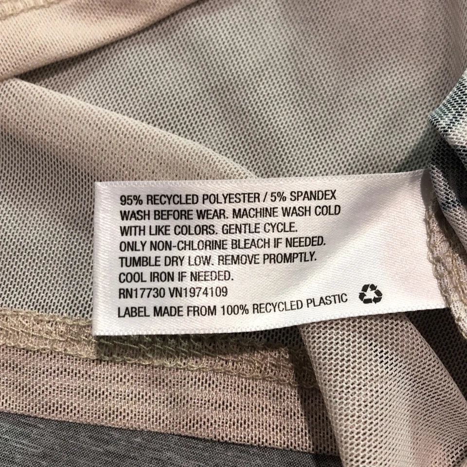 Wild Fable Shirt Womens Medium Sheer Floral Butterfly Retro Feminine Indie Beige - Image 3 of 4