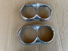 1962 Pontiac 62 Bonneville Catalina Convertible Wagon Headlight Trim Bezels