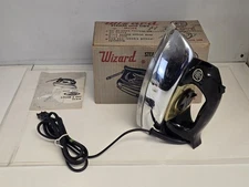 Vintage Wizard Steam And Dry Iron JC1112  With Box Working Condition
