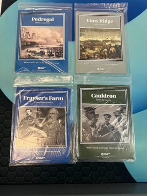 Lot of (4) Decision Games Folio Game Series - READ DESCRIPTION FOR DETAILS