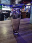 Blenko Handmade Purple Clear Glass Vase Decorative 10 in Artistic Home Decor