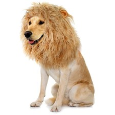 Majestic Lion Mane Wig for Dogs  Funny Pet Costume for Halloween  Christmas