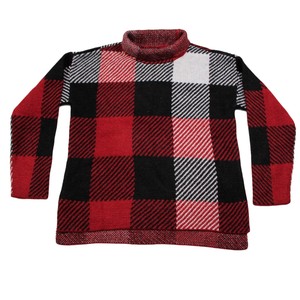 buffalo plaid turtleneck