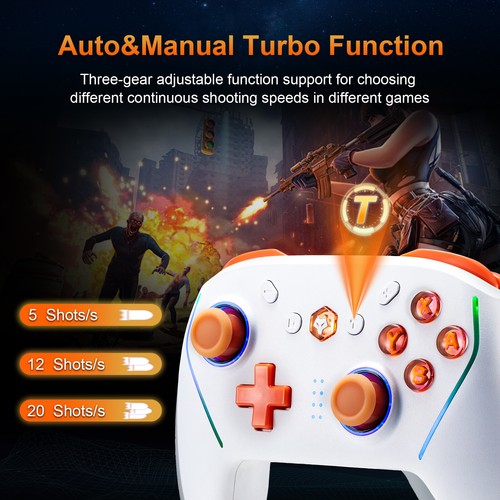 Bluetooth Wireless Controller For Nintendo Switch Lite/OLED PC IOS Android phone - Picture 16 of 47