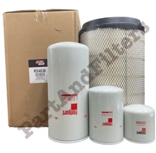 International DT466E Fleetguard Filter Kit (Lube-Fuel-Air-Coolant) 