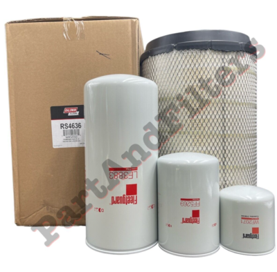 #ad International DT466E Fleetguard Filter Kit Lube Fuel Air Coolant $169.50