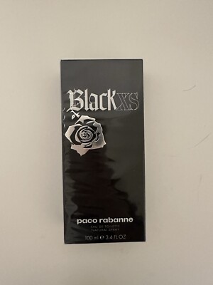 Paco Rabanne Black XS Eau de Toilette EDT Spray 3.4 Oz New Sealed 100% Authentic