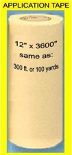 12" APPLICATION TRANSFER Paper TAPE 300' roll for Vinyl Cutter PLOTTER 100 yd **