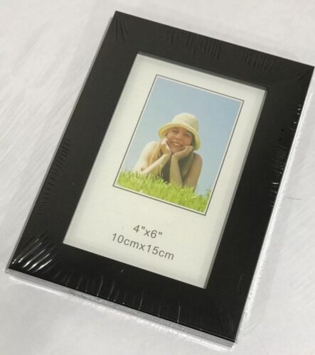 BLACK Photo Frame Picture Certificate frames 4x6 5x7 6x8 8x10 A4 10x13 12x12 A3 - Picture 2 of 35