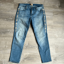 Driftwood Jackie Crop Embroidered Jeans