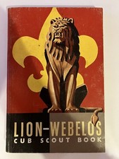 Vintage 1954 Lion-Webelos Cub Scout Book By Boy Scout Of America, PB