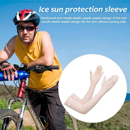Summer-Uv-Sun-Protection Gloves Long Driving-Gloves Sunblock Non Slip Full Finge - Picture 6 of 11