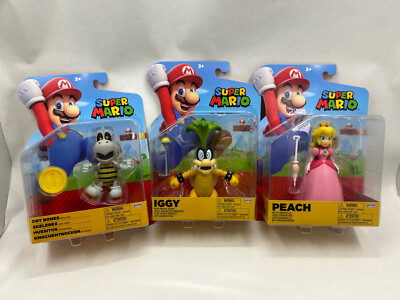 Super Mario 4'' & 2'' Action Figures - Jakks Pacific - You Choose!