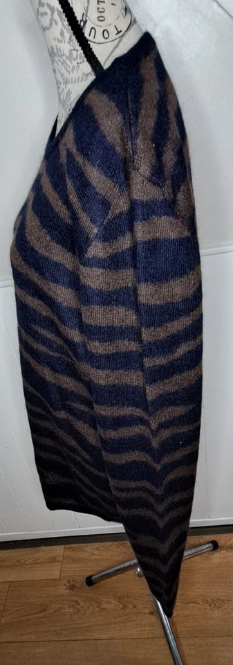 Jersey Louis Vuitton Mohair Lana Tejido Animal Rayas Mujer Talla XXL Foto 3 de 4