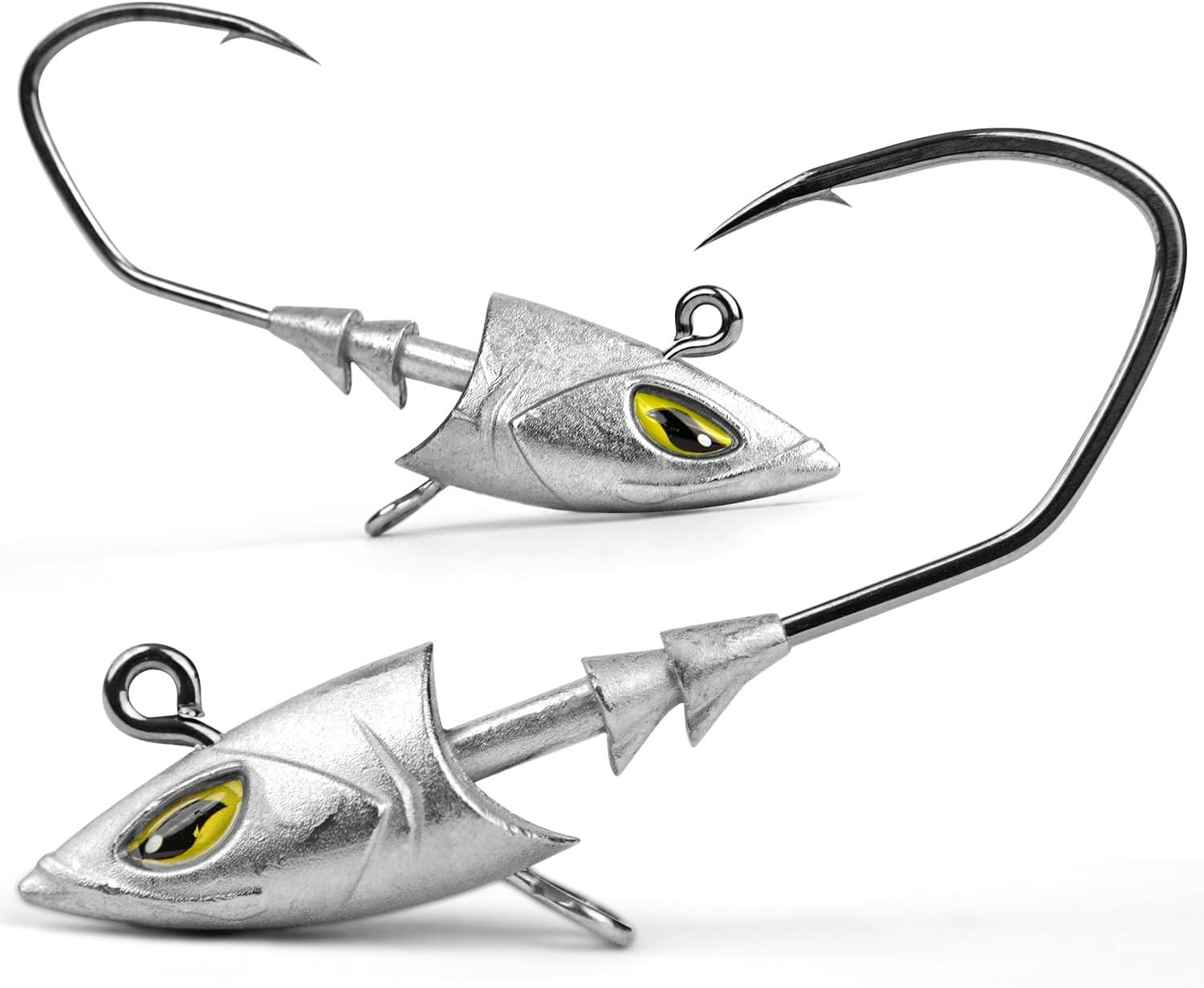 Saltwater Jig Head, Fish Eye Swimbait Jighead for Fishing Inshore/Offshore 1/2 3