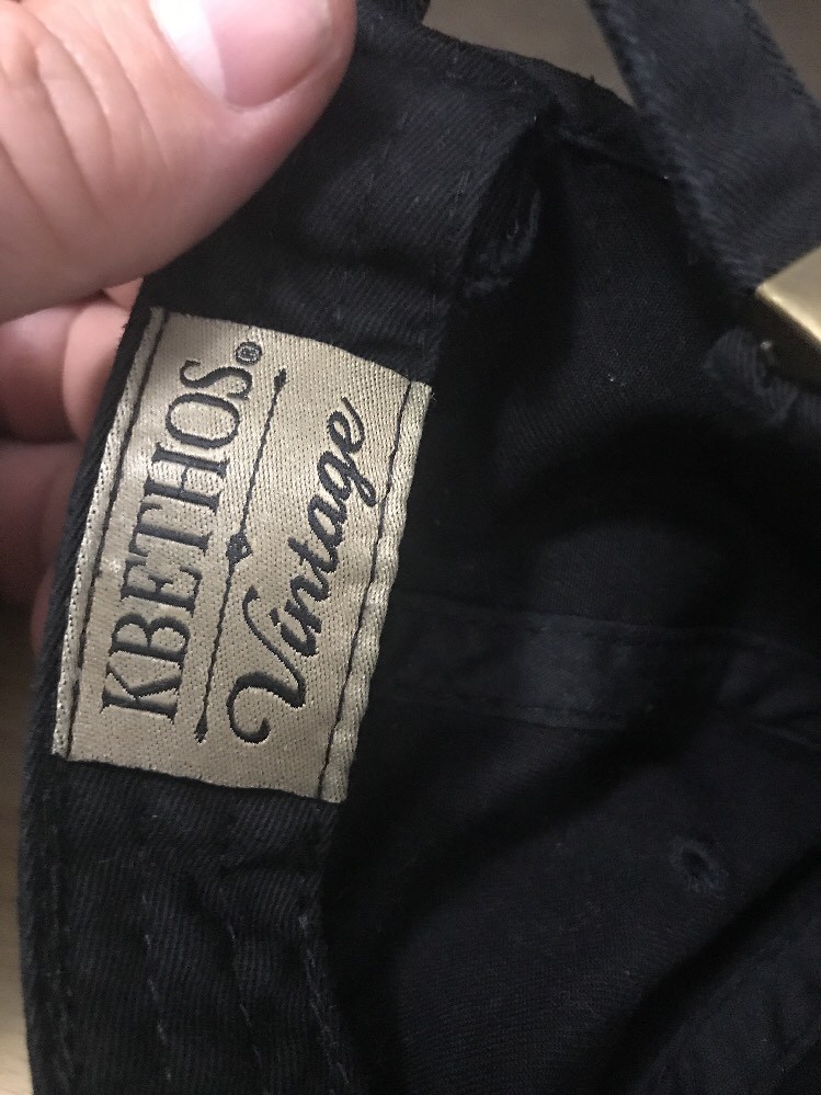 GR8 Great Black Kbethos Black Baseball Cap Hat