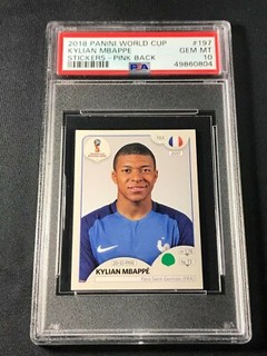 Kylian Mbappe 2018 Panini World Cup #197 Sticker Pink Back Psa 10 Gem France