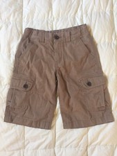 NICE Boy  s Lands End Khaki Cargo Shorts, Size 8