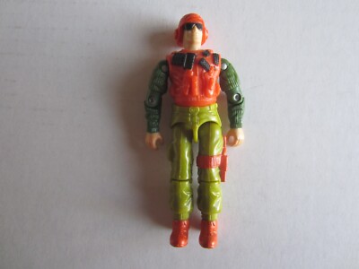 1988 Hasbro G.I. Joe:  Desert Fox 6 W.D. Driver Skidmark (#1)