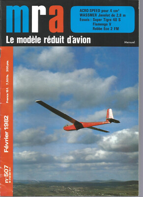 MRA N°507 W 20 JAVELIN 1 / ACRO-SPEED / FLAMENGO V / SUPER TIGER 40 S / ECO 2 FM