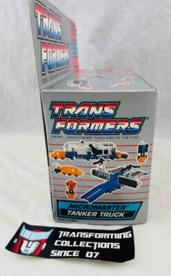Transformers Original G1 1989 Micromaster Tanker Truck MISB
