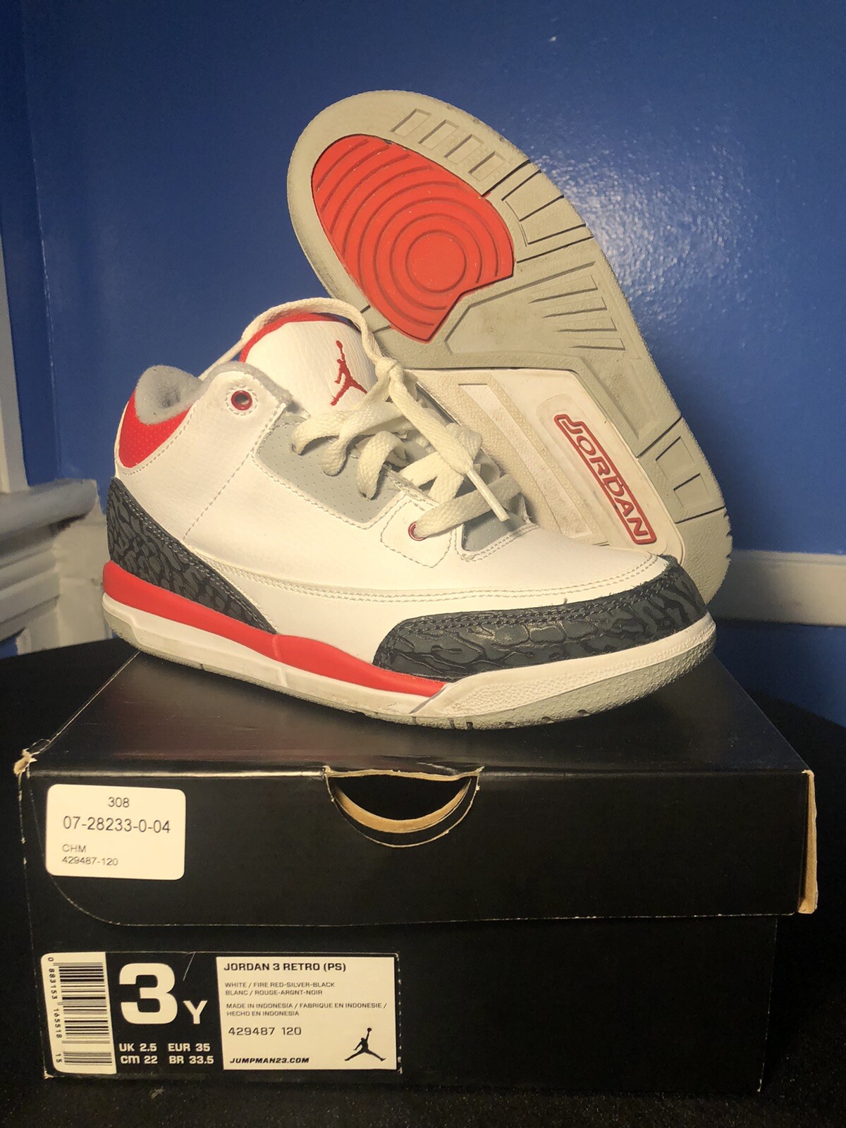 retro 3 fire red 2013