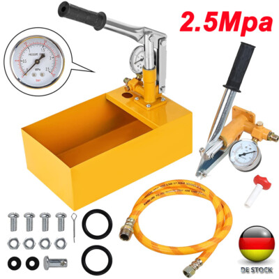 Befüll- & Prüfpumpe 25 Bar Mit Behälter – Heizung & Solar