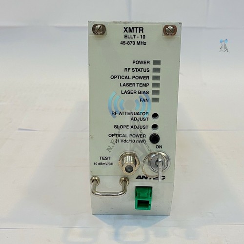 Transmisor de fibra óptica Antec, XMTR-ELLT-10, 253375, 45-870 MHz *RH032520 - Imagen 1 de 3