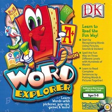 DK Dorling Kindersley Word Explorer DK Ages 5-8 Edutainment Software Sealed New