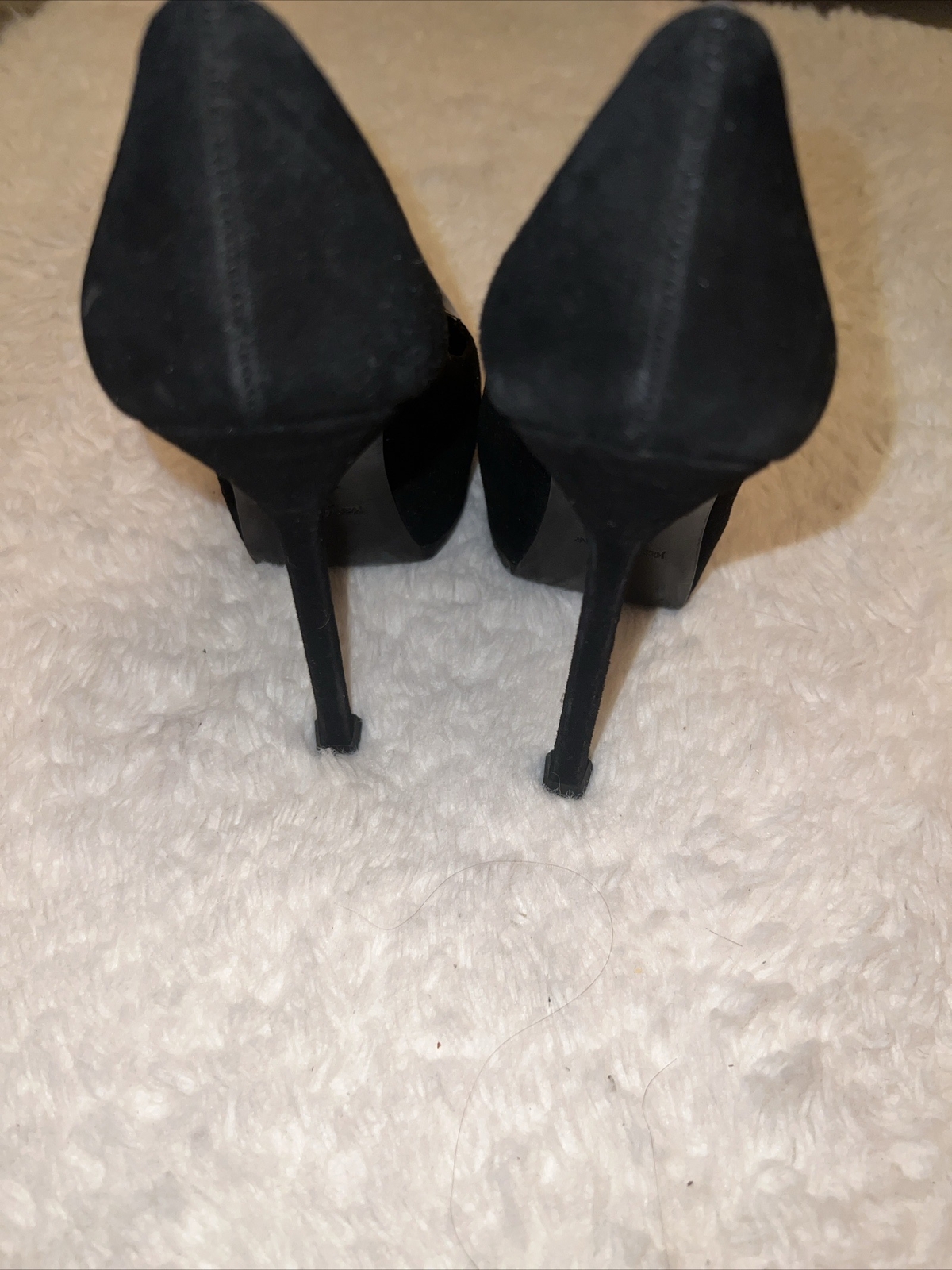 Décolleté YSL Yves Saint Laurent in pelle verniciata nera Tribtoo 140 plateau taglia 35 5