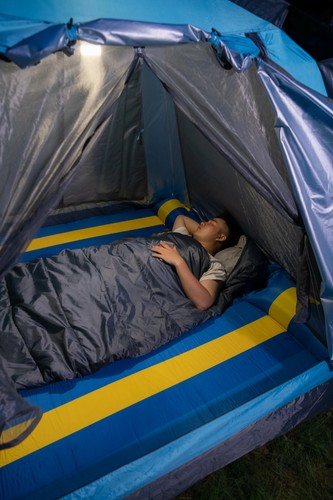 Saco de Dormir Grande BsWolf Camping Ligero 3 Temporadas Suelto Ampliar Bolso Largo - Imagen 6 de 20