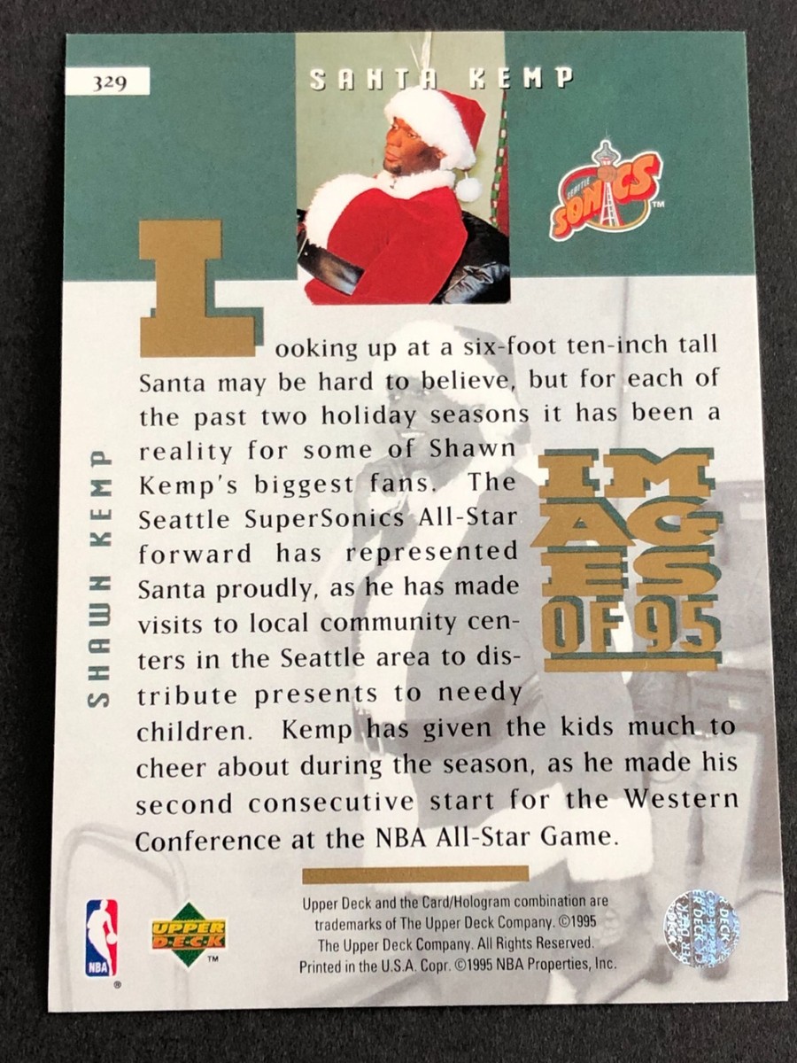 Santa Kemp Upper Deck and the card Hologram Combination 329