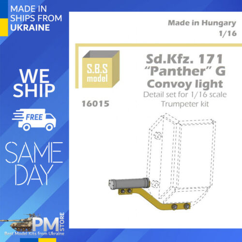 SBS 16015 1/16 Sd.Kfz. 171 'Panther' G Convoy Light Resin + Photo-Etched parts - Picture 1 of 10