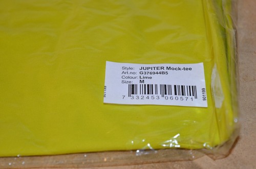 NEW GALVIN JUPITER GOLF MOCK TEE G376944B5 LIME IN SIZE MEDIUM M - Picture 2 of 3
