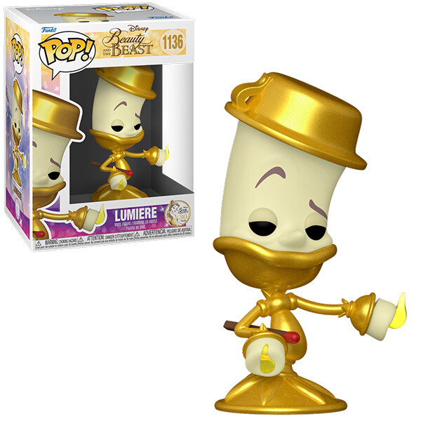 DISNEY BELLE ET BÊTE Figurine LUMIERE N° 1136 "POP" FUNKO