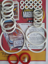 FLIPPER GOTTLIEB-  magnotron /duotron -KIT ELASTIQUES CAOUTCHOUC -pinball kit