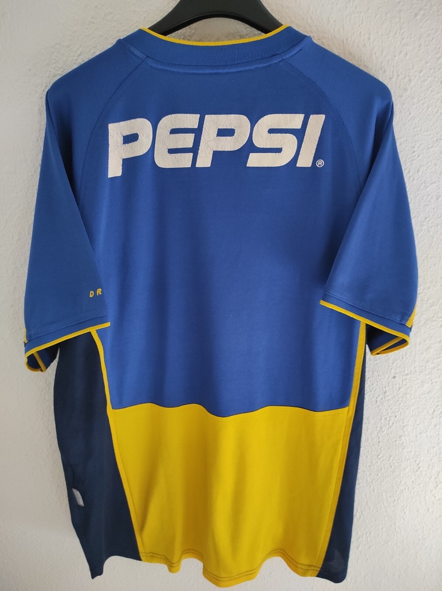 BOCA JUNIORS 2002-2003 Pepsi camiseta shirt trikot maillot maglia
