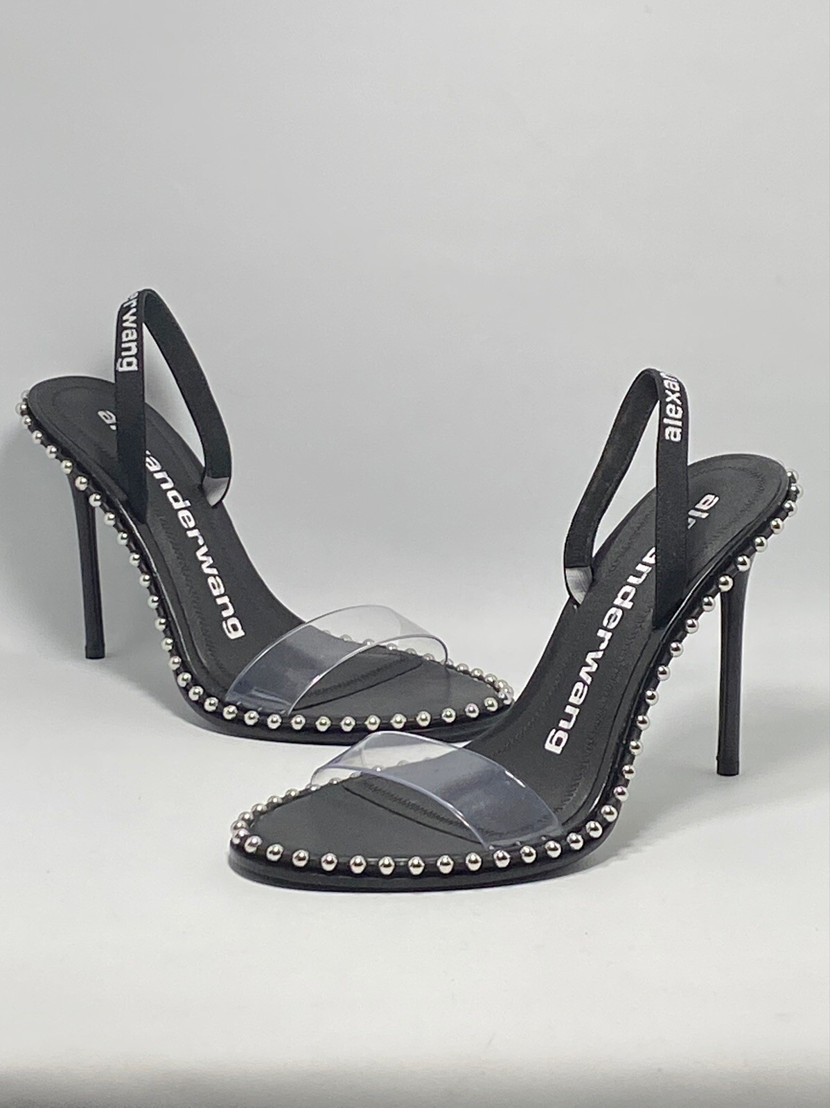 nova studded pcv slingback sandals