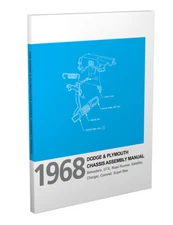 1968 Dodge Coronet and Charger Chassis and Engine Assembly Manual Factory