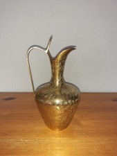 Mosiężny indyjski dzbanek, amfora, kolekcjonerski, vintage
